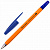 Ручка шариковая BRAUBERG "M-500 ORANGE", СИНЯЯ, корпус оранжевый, узел 0,7мм, линия 0,35мм, 143448