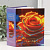 Фотоальбом на 100 фото 10х15 пластик листы "liguid metal flowers1" ( FA 100.024-1) 