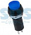 Выключатель-кнопка  250V 1А (2с) ON-OFF  синяя  REXANT 36-3031